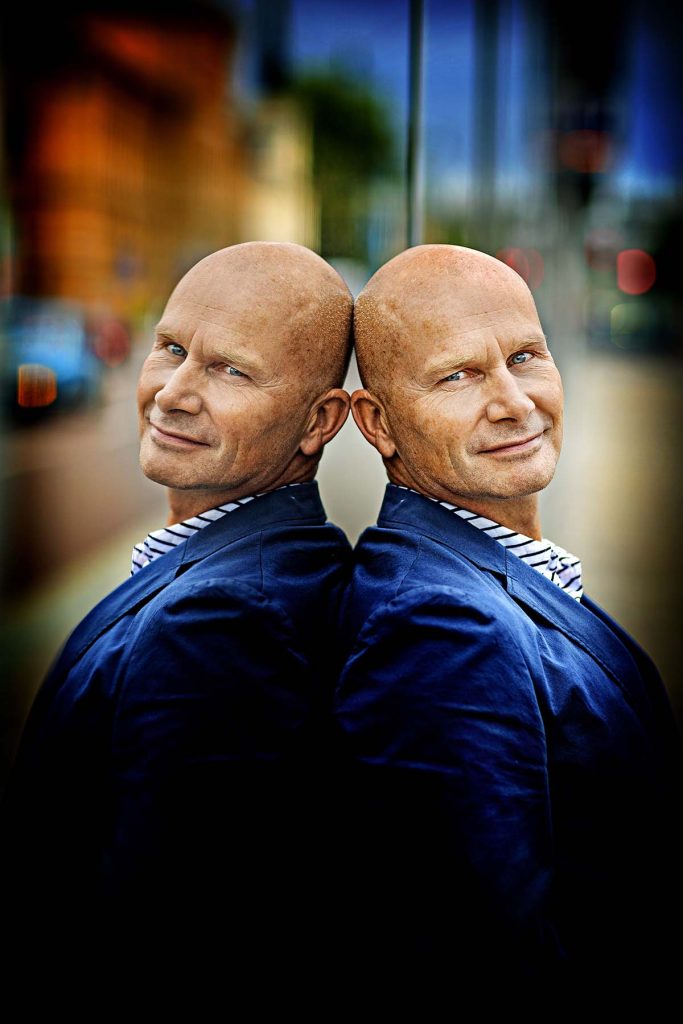 Porträtt av Björn Sweno som arbetar som "headhunter".